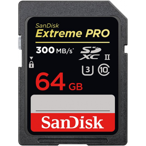SANDISK SDXC 64GB EXTREME PRO 300MB/s UHS-II