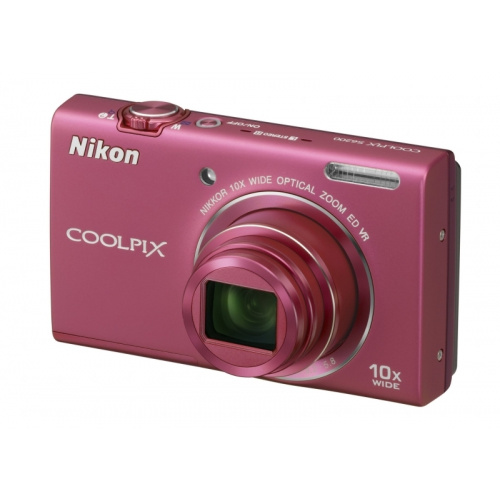 NIKON COOLPIX S6200 růžový  (+ SDHC4GB)