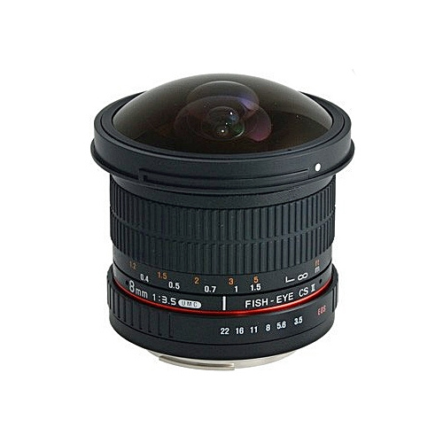 SAMYANG 8 mm f/3,5 UMC Fish-eye CS II pro Canon EF (APS-C)